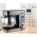 Misturador de massa misturador de aço inoxidável digital 5 quartos de cozinha kitchenaid misturador de alimentos com tela LCD